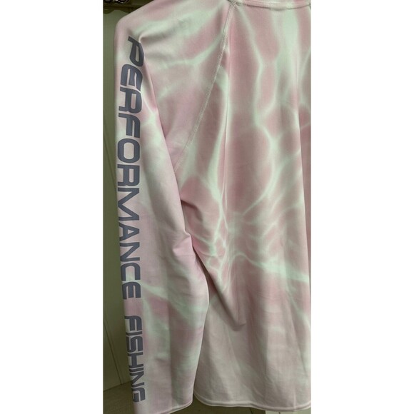 WETFIN Performance Fishing Long Sleeve Shirt Open Water Color Pink Microfiber XL - Picture 4 of 5